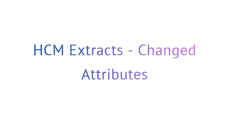 HCM Extracts